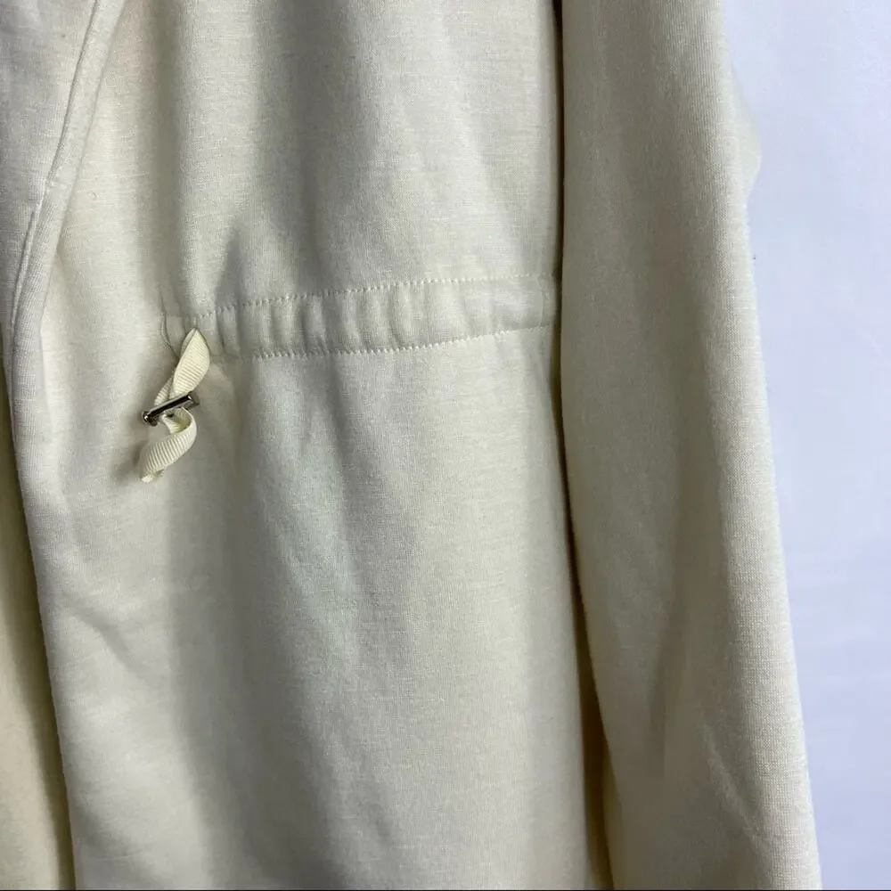 FABLETICS Sage Cream Open Jacket Coat in Large